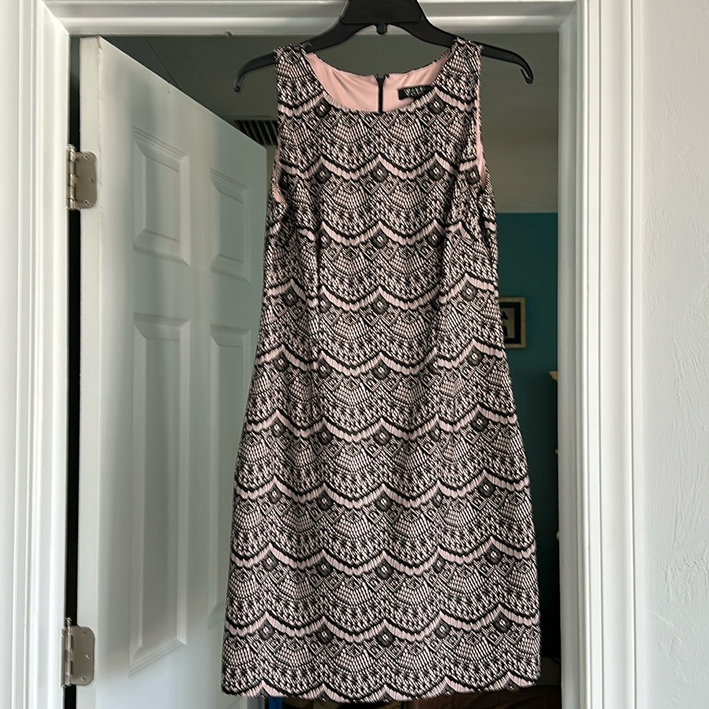 Black and pink dress